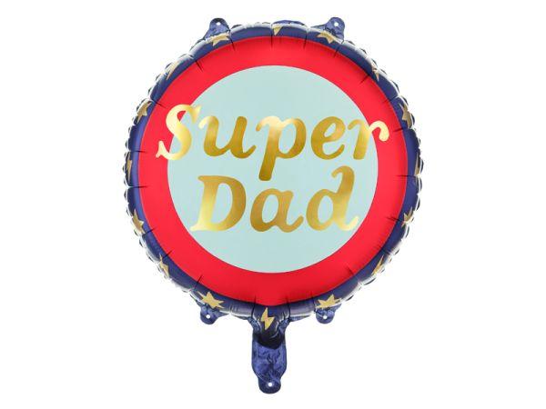 BALON FOLIOWY SUPER DAD 45CM MIX