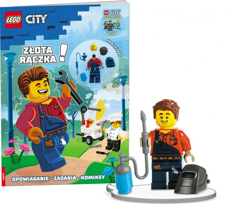 KSIĄŻECZKA LEGO CITY. ZŁOTA RĄCZKA