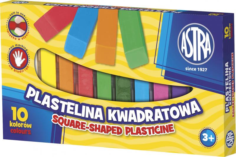 PLASTELINA 10 ASTRA KWADRATOWA