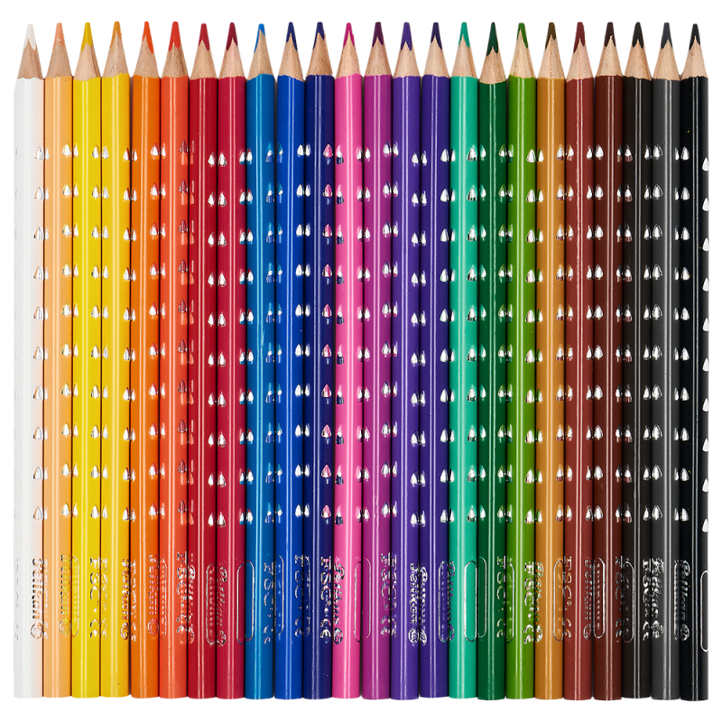 KREDKI 24 PELIKAN TRÓJKĄTNE SILVERINO
