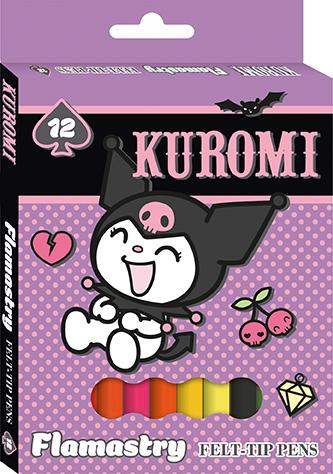 FLAMASTRY 12 KOL. KUROMI