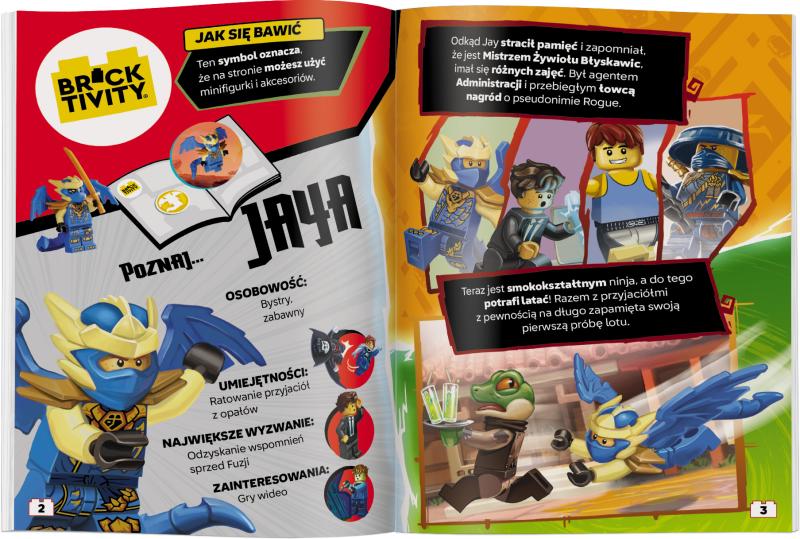 KSIĄŻECZKA LEGO NINJAGO. SMOCZE MOCE