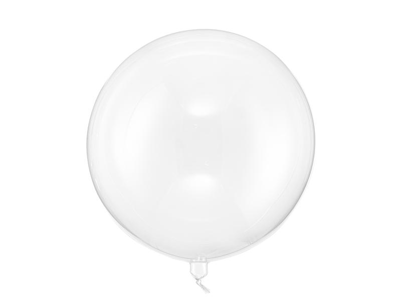 BALON KULA 40CM TRANSPARENTNY