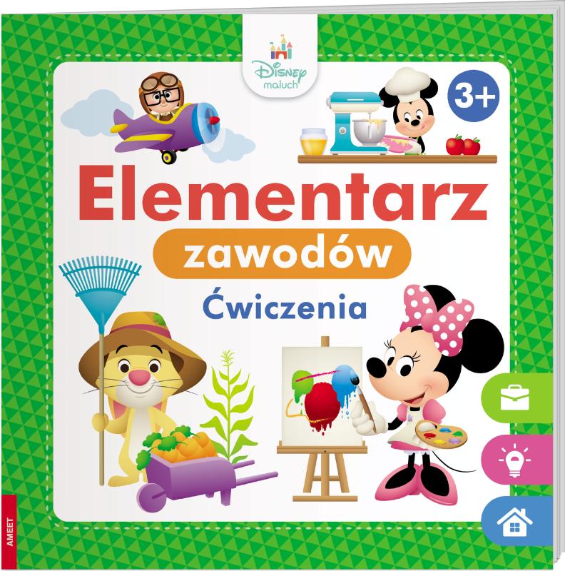 KSIĄŻECZKA DISNEY MALUCH. ELEMENTARZ ZAWODÓW. ĆWICZENIA BANER