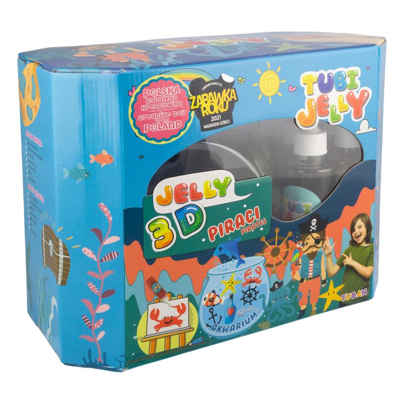 ZESTAW TUBI JELLY 8 KOL + DUŻE AKWARIUM - PIRACI
