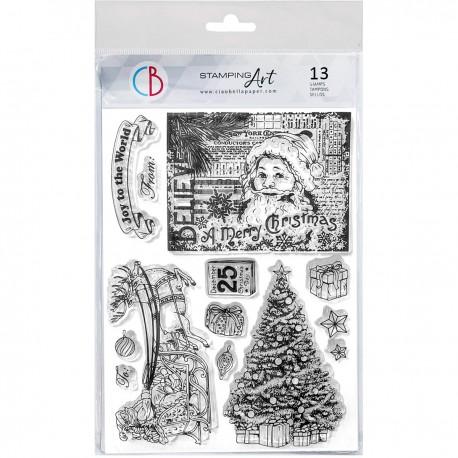 STEMPLE AKRYLOWE 15X21CM BELIVE IN CHRISTMAS