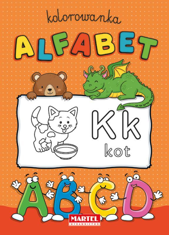 KSIĄŻECZKA KOLOROWANKA ALFABET
