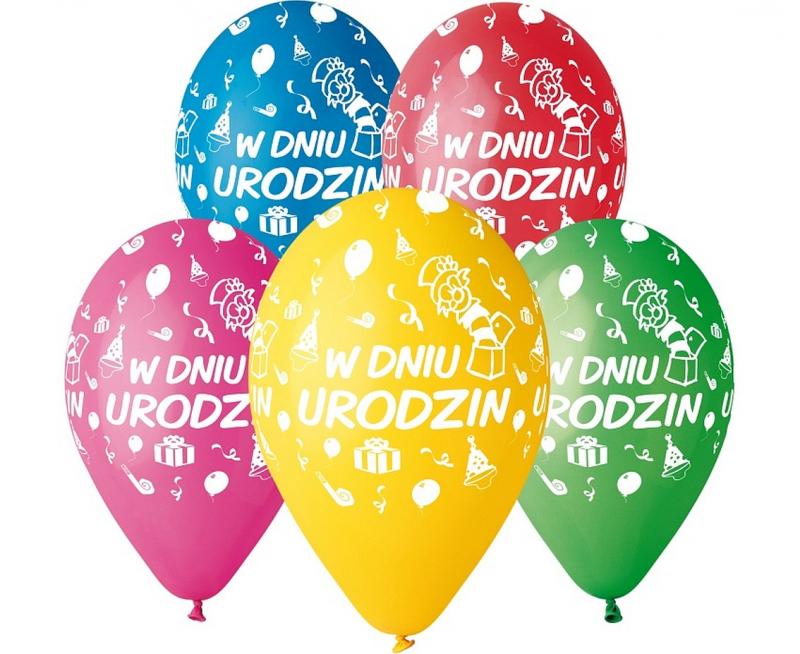 BALON PREMIUM HEL W DNIU URODZIN 13' A'5