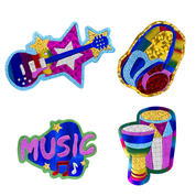 MAGNES KIDS CREATIVE NA LODÓWKĘ MIX 4 WZORÓW NEW - DISPLAY 12 SZTUK COLORINO
