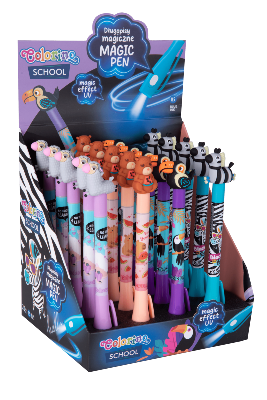 DŁUGOPIS PATIO MAGICZNY UV GIRLS A/20 COLORINO