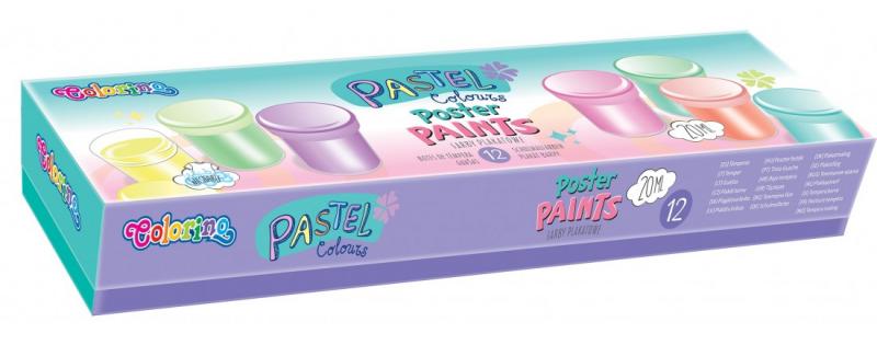 FARBY PLAKATOWE 12/20ML COLORINO PASTEL