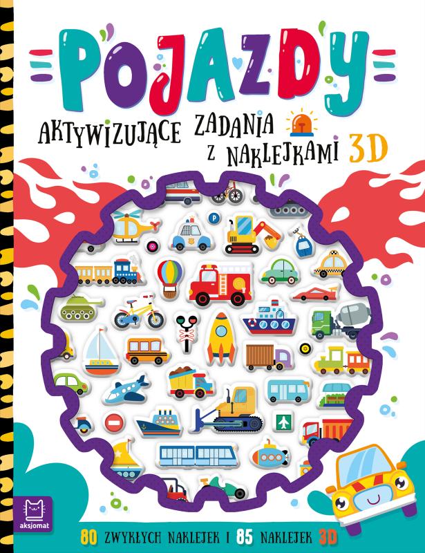 KSIĄŻECZKA AKTYWIZUJĄCE ZADANIA Z NAKLEJKAMI 3D