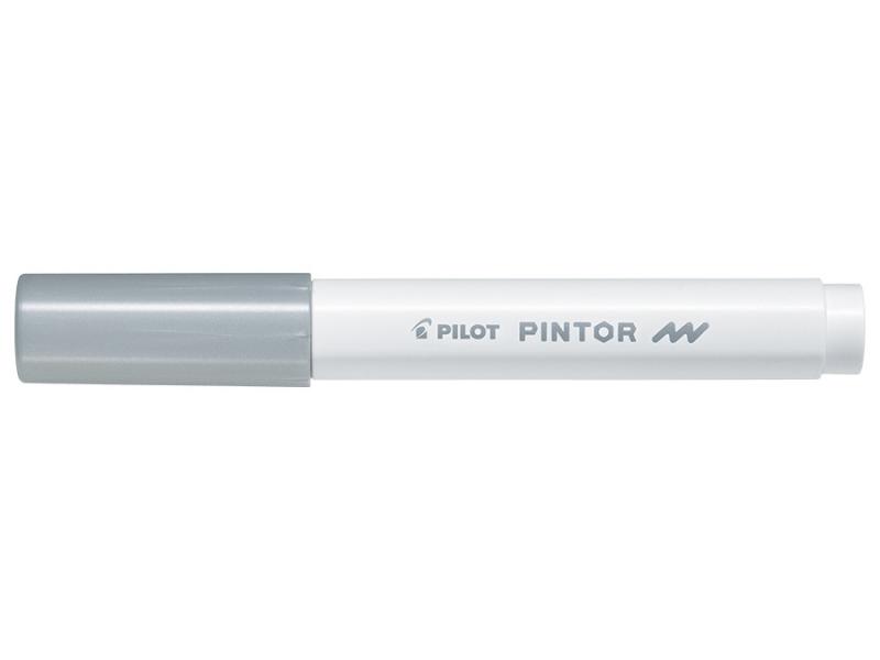 MARKER PILOT PINTOR F SREBRNY