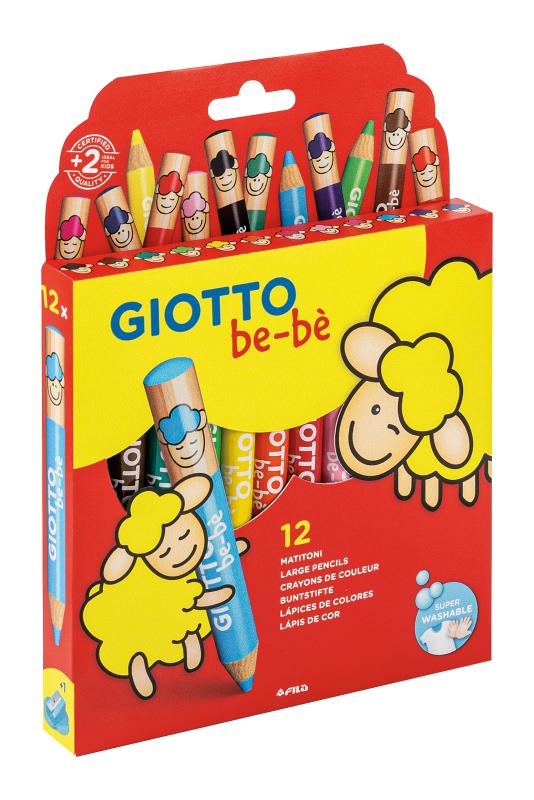 KREDKI GIOTTO BEBE GRUBE 12 SZT