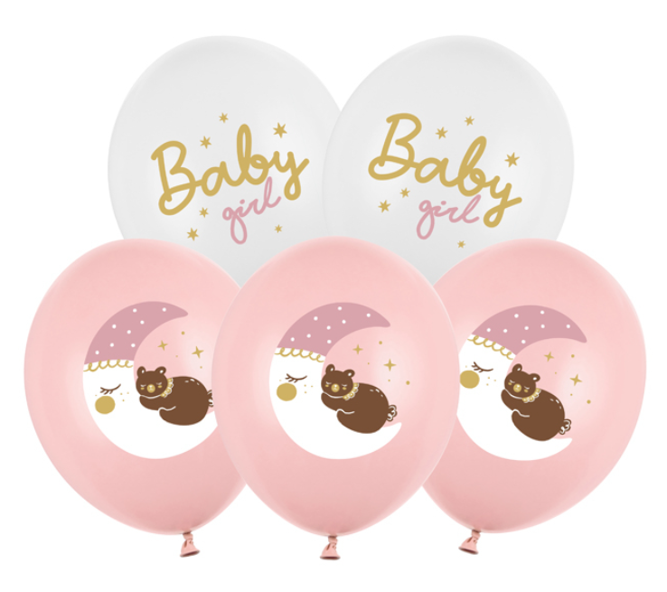 BALONY 30CM BABY GIRL MIX