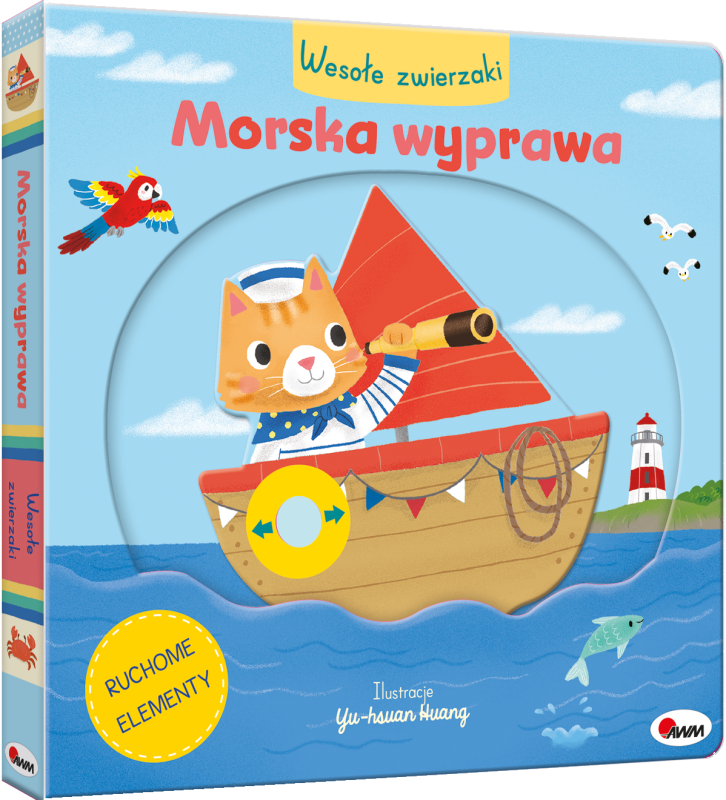 KSIĄŻECZKA WESOŁE ZWIERZAKI MORSKA WYPRAWA