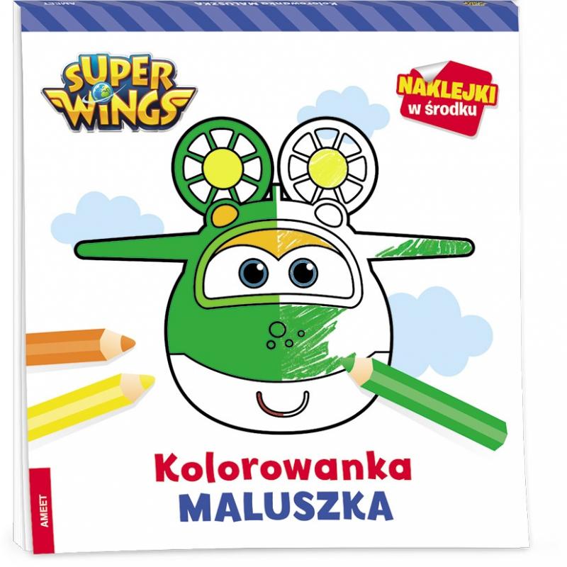 KSIĄŻECZKA SUPER WINGS KOLOROWANKA MALUSZKA