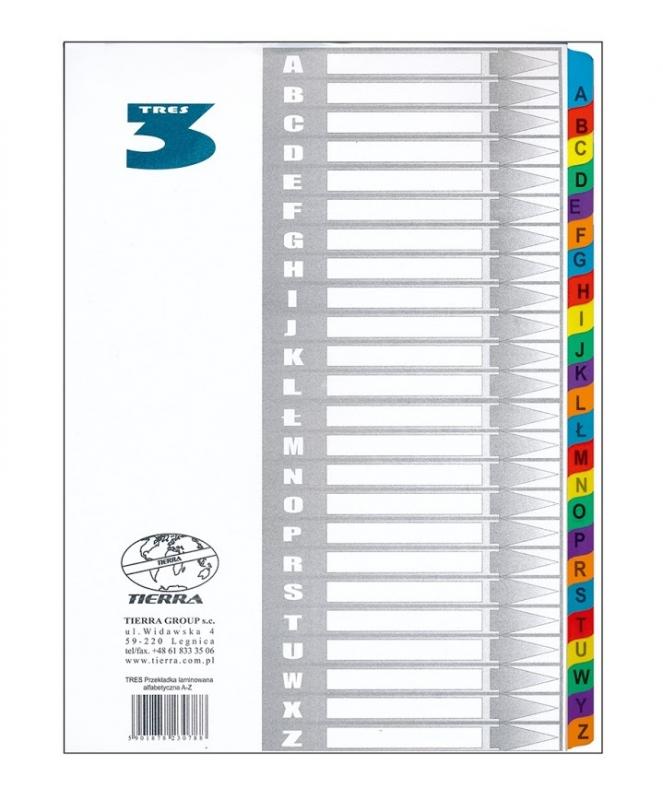 PRZEKŁADKA LAM.A4 A-Z TRES