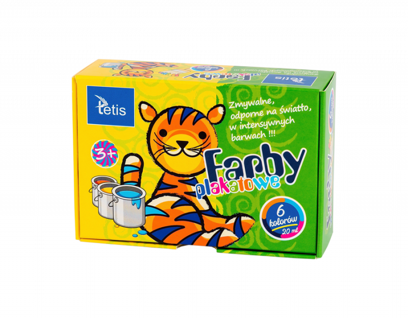 FARBY PLAKATOWE 6/20ML TETIS