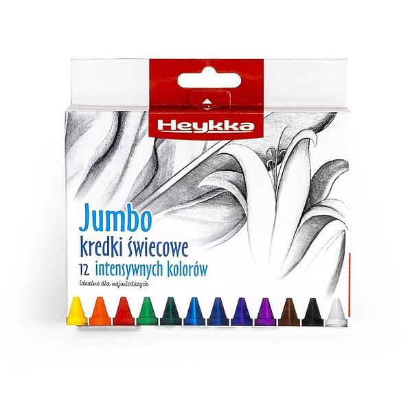 KREDKI ŚWIECOWE HEYKKA JUMBO 12K