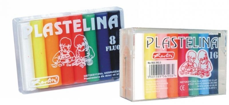 PLASTELINA 10 HERLITZ FLUOR