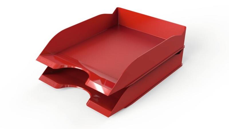 PÓŁKA NA DOK.PLASTIK CZERWONA DURABLE