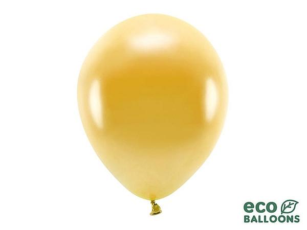 BALONY ECO MATAL.ZŁOTE A'100