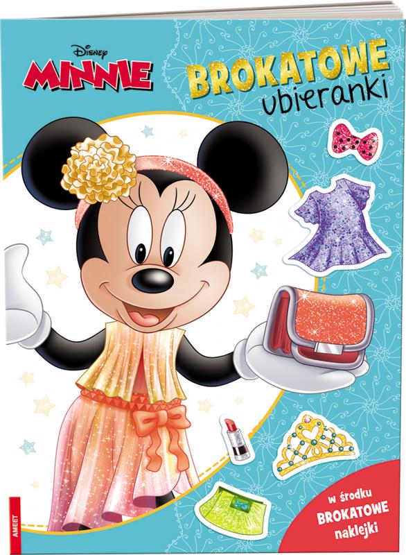 KSIĄŻECZKA MINNIE. BROKATOWE UBIERANKI