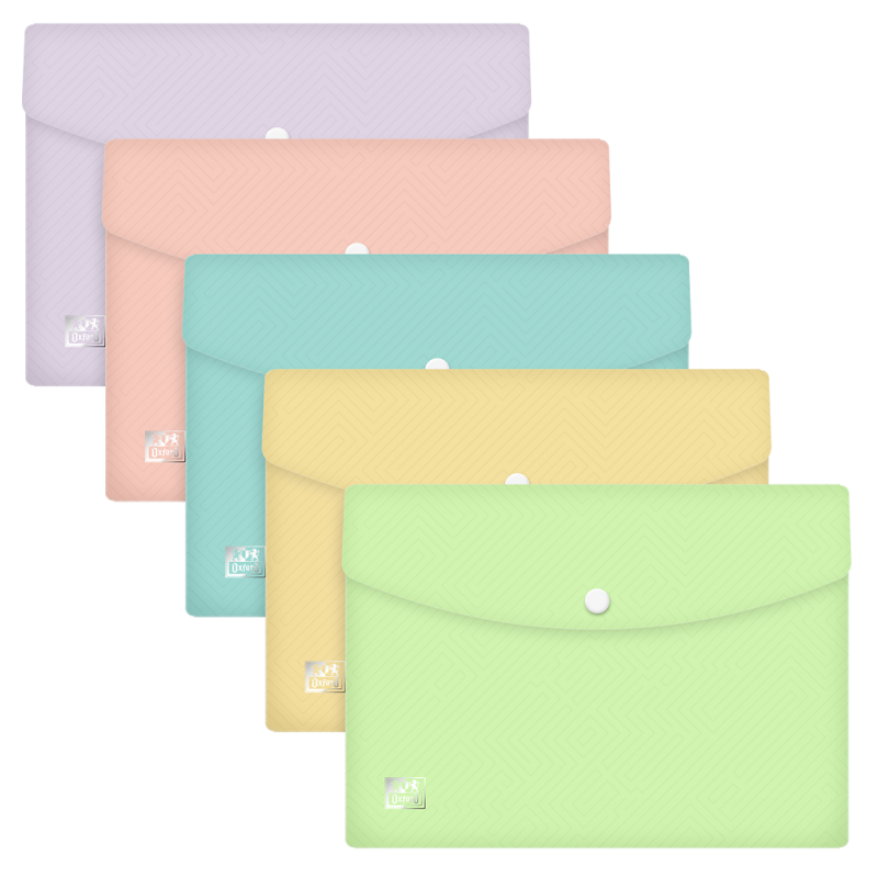 TECZKA KOPERTOWA A5 PP OXFORD URBAN PASTEL MIX