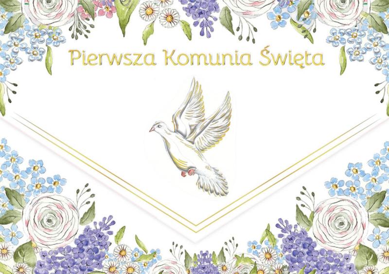 KARNET B6 HENRY KOMUNIA GOŁĄB MAJOWY