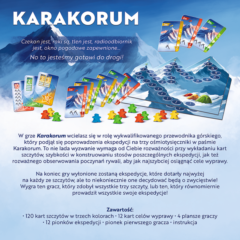 GRA TREFL KARAKORUM KNIZIA KING OF THE MOUNTAINS