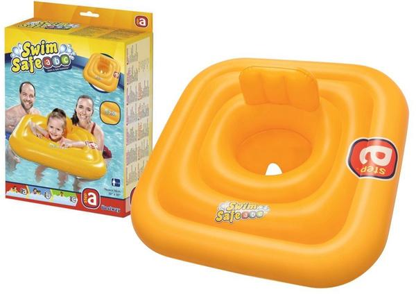 SIEDZISKO DO PŁYWANIA DLA NAJMŁODSZYCH KÓŁKO KWADRAT SWIM SAFE STEP A 76CM BESTWAY 32050