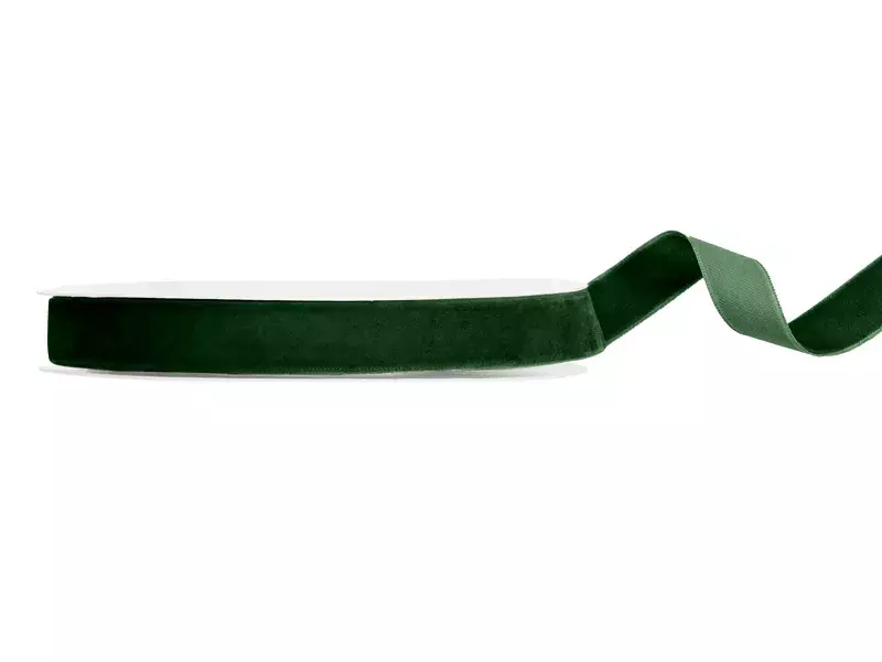 TASIEMKA WELUROWA 15MM/10M BUTELKOWA ZIELEŃ