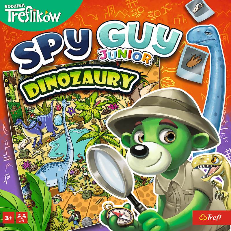 GRA TREFL SPY GUY JUNIOR DINOZAURY