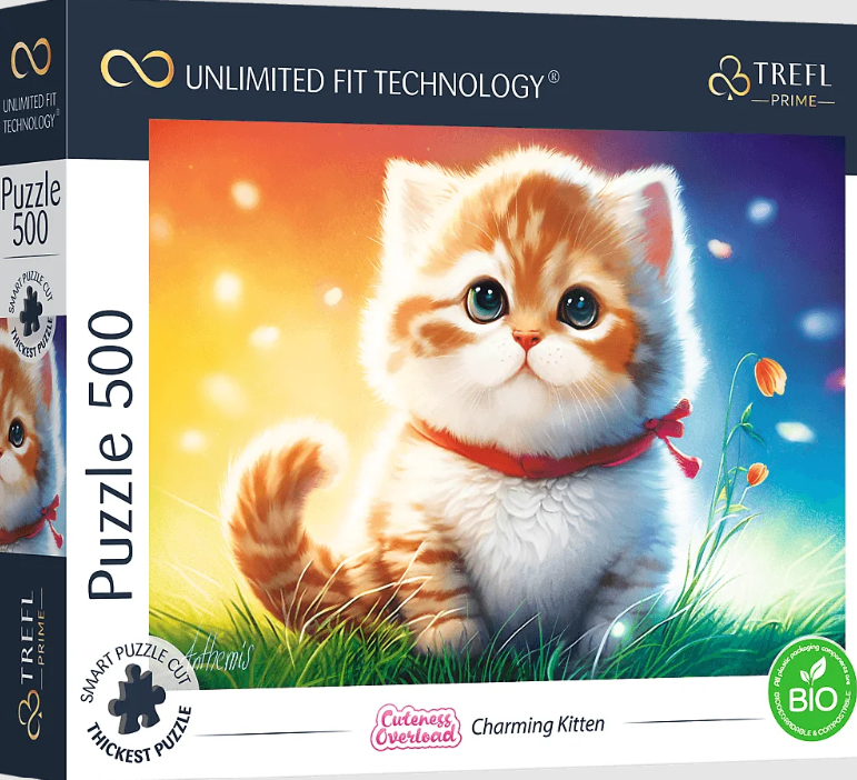 PUZZLE 500 TREFL CHARMING KITTEN