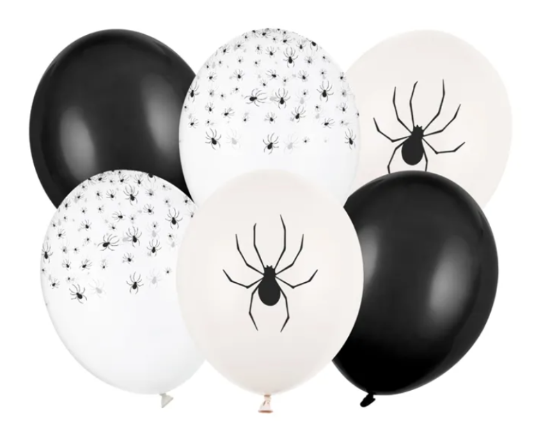 BALONY 30CM PAJĄKI MIX