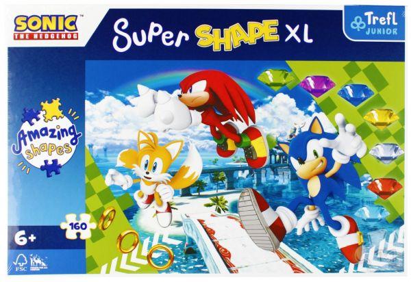 PUZZLE 160 XL TREFL SUPER SHAPE WESOŁY SONIC