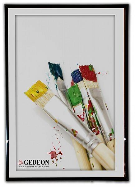 RAMKA 21X29,7 PLASTIKOWA CZARNA PLEXI