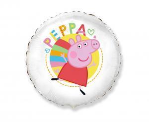 BALON FOLIOWY 18 FX PEPPA WHITE