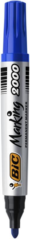 MARKER PERMANENTNY BIC NIEBIESKI OKRĄGŁY A12