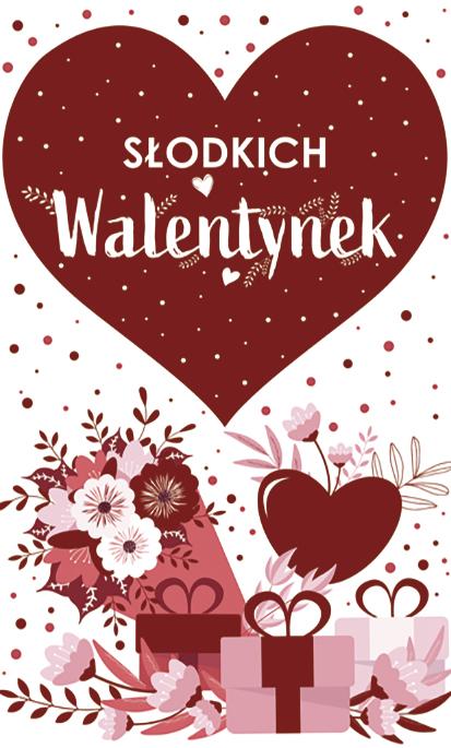 LAURKA ZŁOCONA POLMAK WALENTYNKI