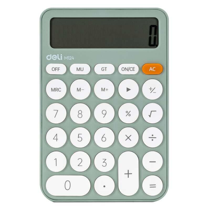 KALKULATOR M124 12-POZYCYJNY ZIELONY DELI