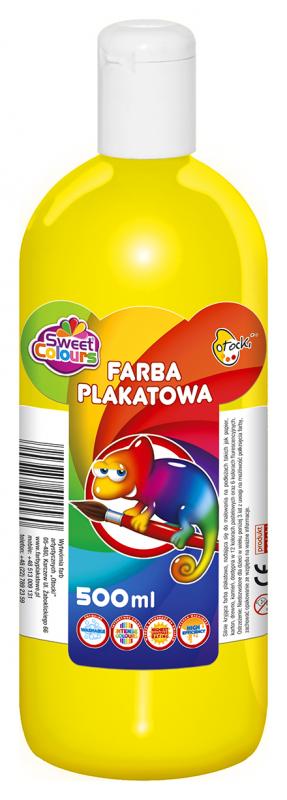 FARBA PLAKATOWA OTOCKI 500ML ŻÓŁTA