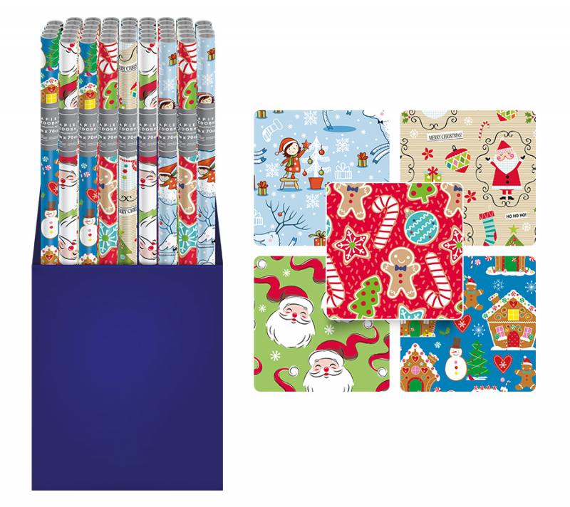PAPIER OZD.70*200 INTER CHRISTMAS KIDS #ŚWIĘTA