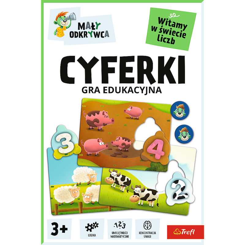 GRA TREFL CYFERKI MAŁY ODKRYWCA