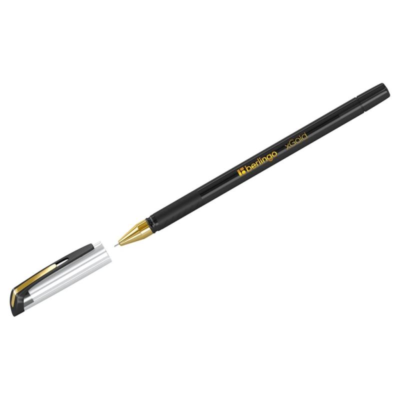 DŁUGOPIS KULKOWY BERLINGO CZARNY 0,7MM XGOLD A/12