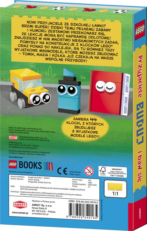KSIĄŻECZKA LEGO MASTER BRAND PRZYJACIELE