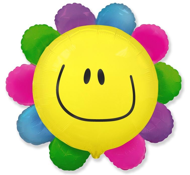 BALON FOLIOWY 24 FX KWIATEK (TĘCZOWY)