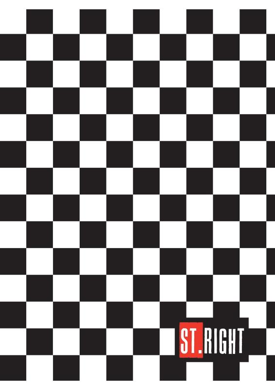 ZESZYT A5/32 # CHECKERED VIBE LAMINOWANY