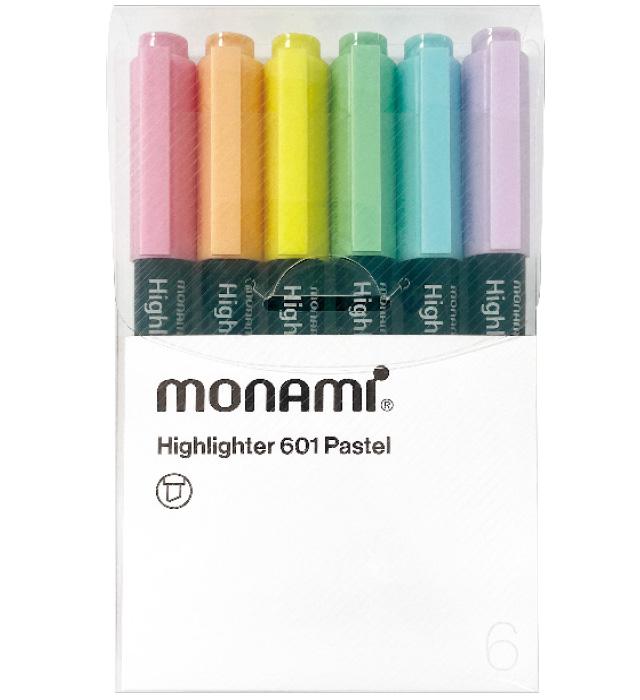 ZAKREŚLACZ 601 6 KOL.PASTEL MONAMI 2063239506